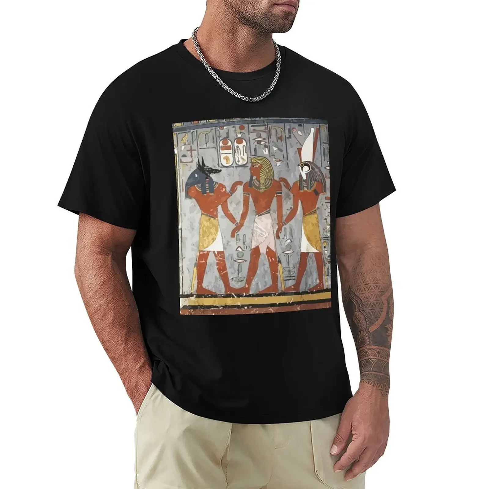 

Ramses I With Egyptian Gods T-Shirt oversized t shirt plus size tops tee shirts for men