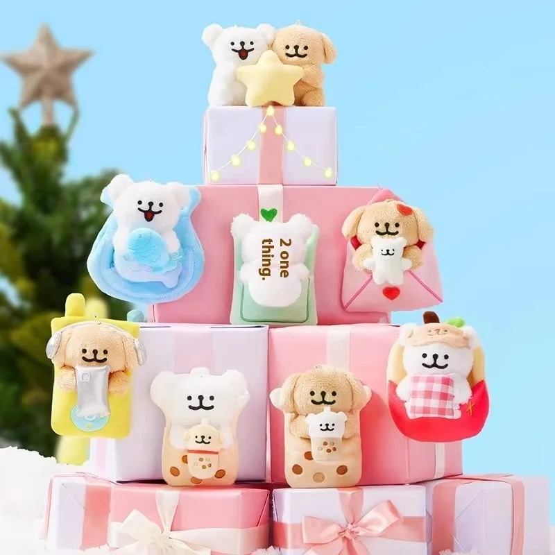 

X11 Lucky Doudou Series Line Art Dog слепая сумка милая коллекционная игрушка-сюрприз модный подарок для детей и взрослых декор стола подарок