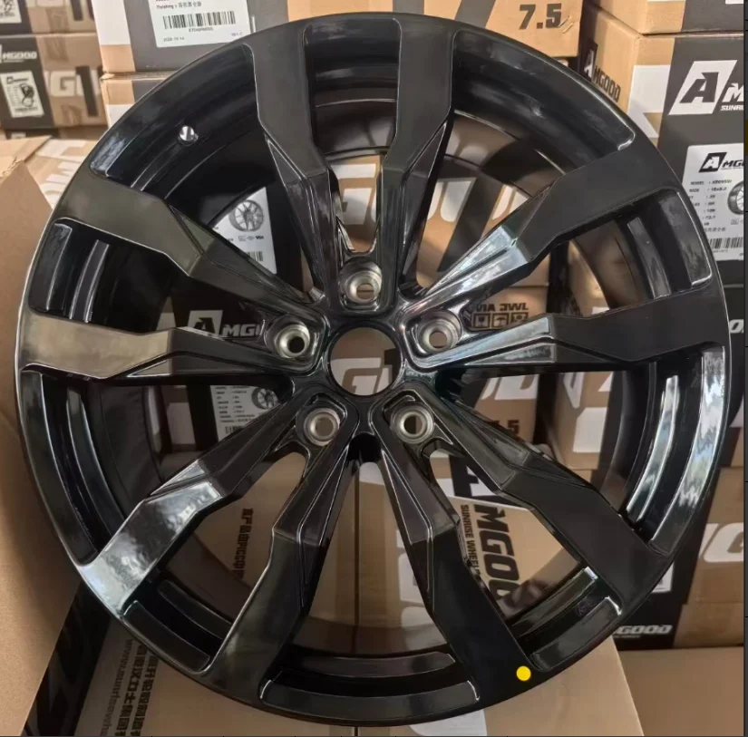 20 Inch 5 Double Spoke Alloy Wheels Rims Machined Face Gloss Black Two Tone 5x112 5x114.3 5x120 Sport OEM Replica Rims For BMW