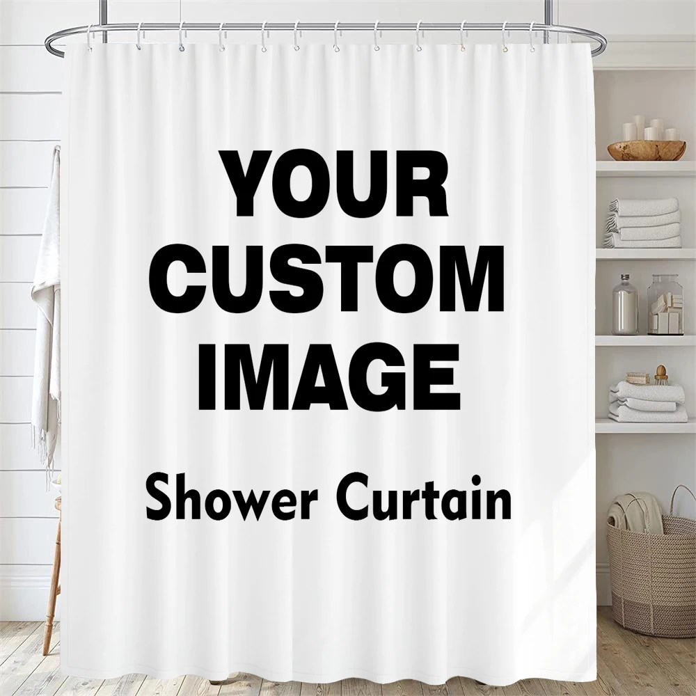 Custom Floor Mat Bathroom Rug Kitchen Soft Washable Carpet Anti Slip Doormat 3D Printing Customized Photo Polyester Curtain