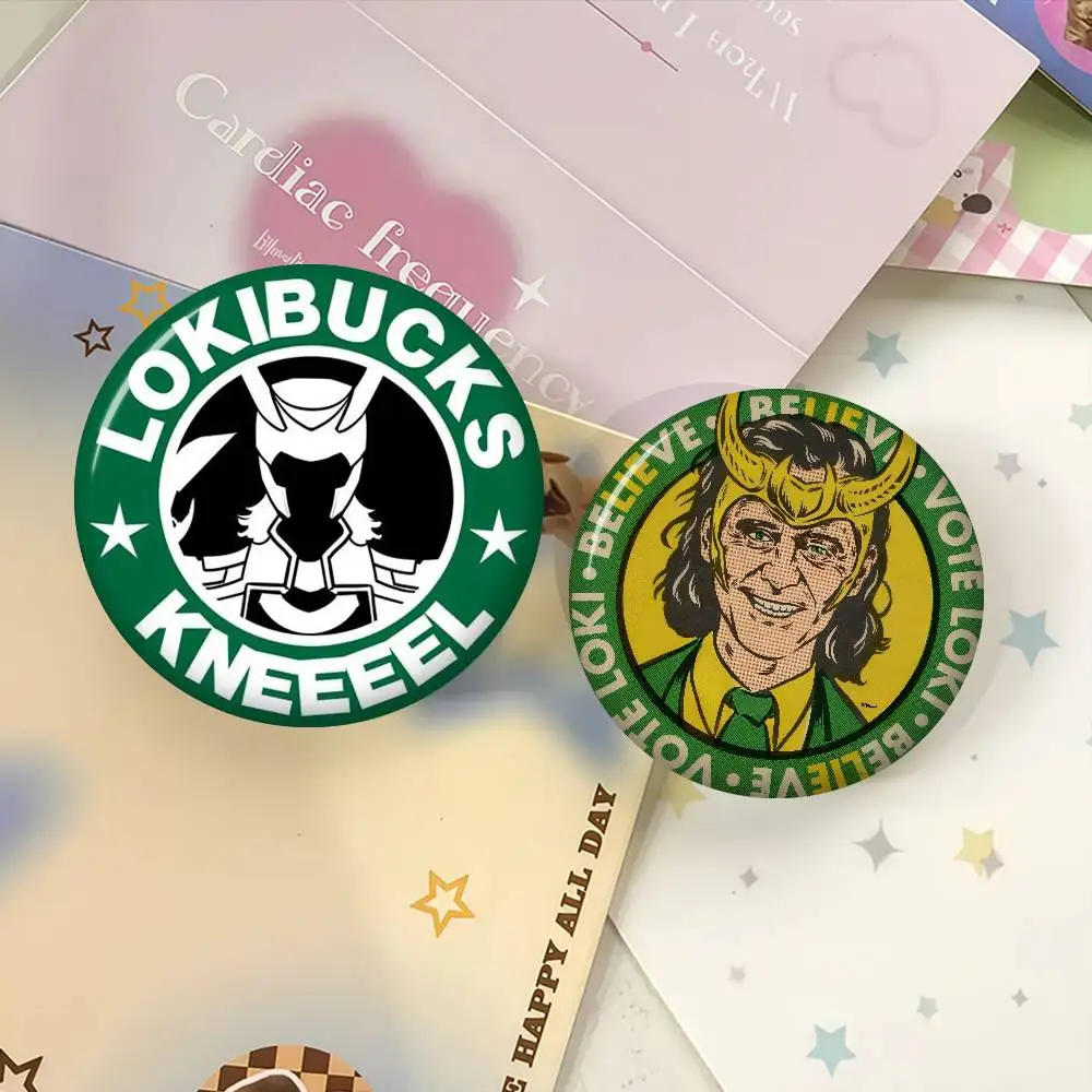 Anime Creative Tinplate Soft Button Pins Animal Icon Brooch Lapel Backpack Badge Accessories Pin LOGO L-loki Fsor P-presidents view 4