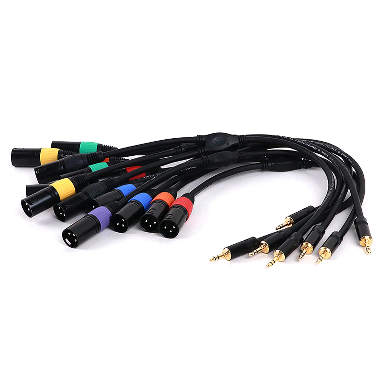كابل موصل ملون من GuerGuo ذكور إلى ذكور ، من من من من من GuerGuo ، 3Pin ، XLR ، سدادة ذكور وإناث لأجهزة HDTV ، دي في دي ، MP3 ، m-