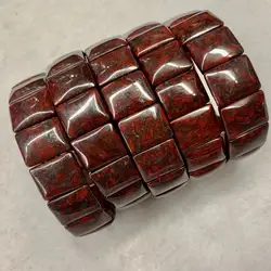 Natural Iddingsite / Brecciated Jasper Stone Beads Bracelet Natural Gemstone Jewelry Bangle For Women For Gift Wholesale !