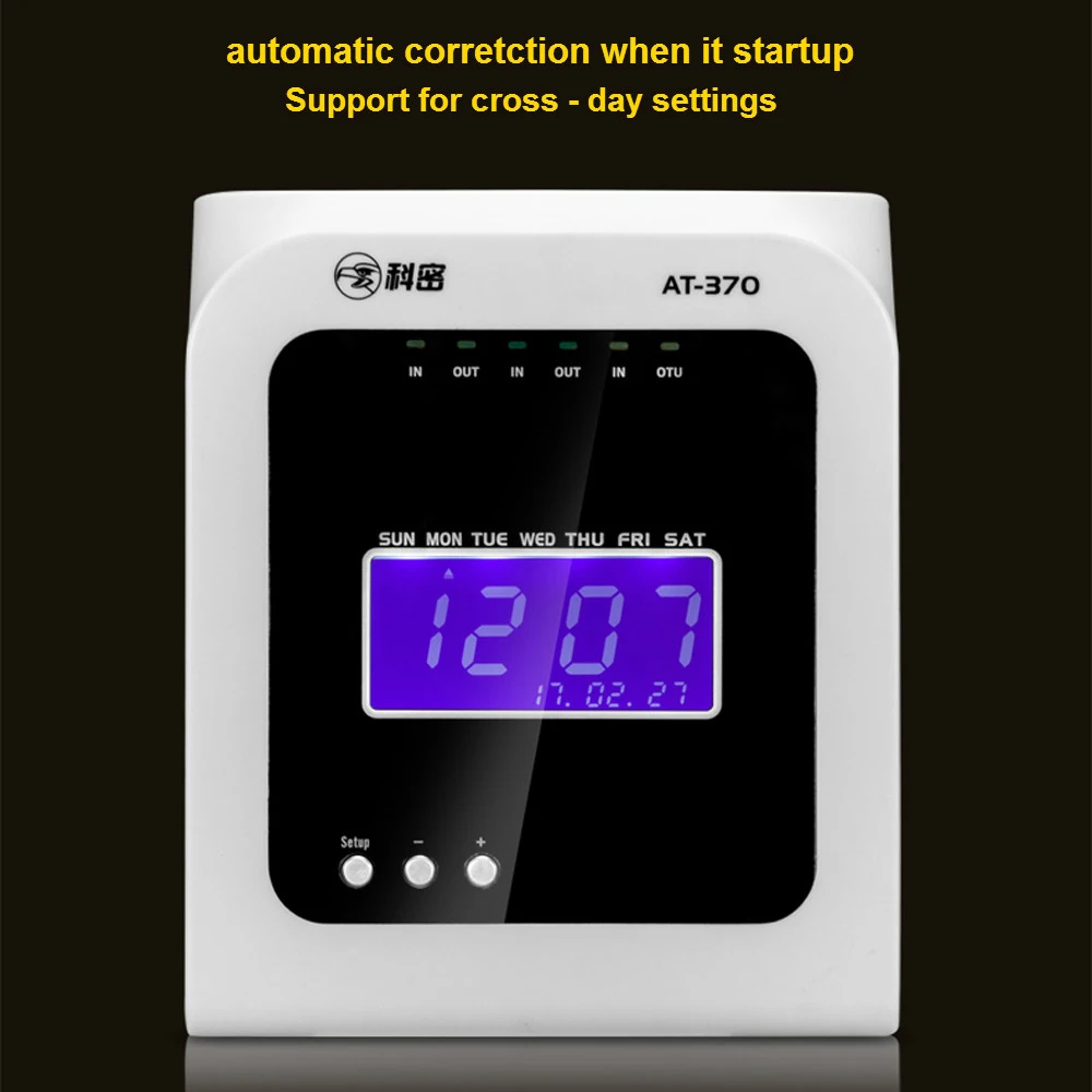 آلة تثقيب الوقت مع معدات ساعة الحضور بالبطاقة الحرارية