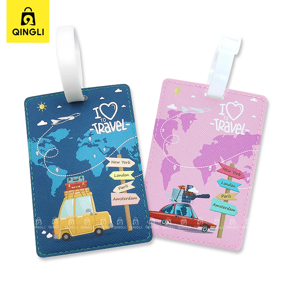 Exquisite Travel Luggage Label Men Women Travel Accessories Anti-lost Identification Luggage ID Number Address Tag Suitcase Tags