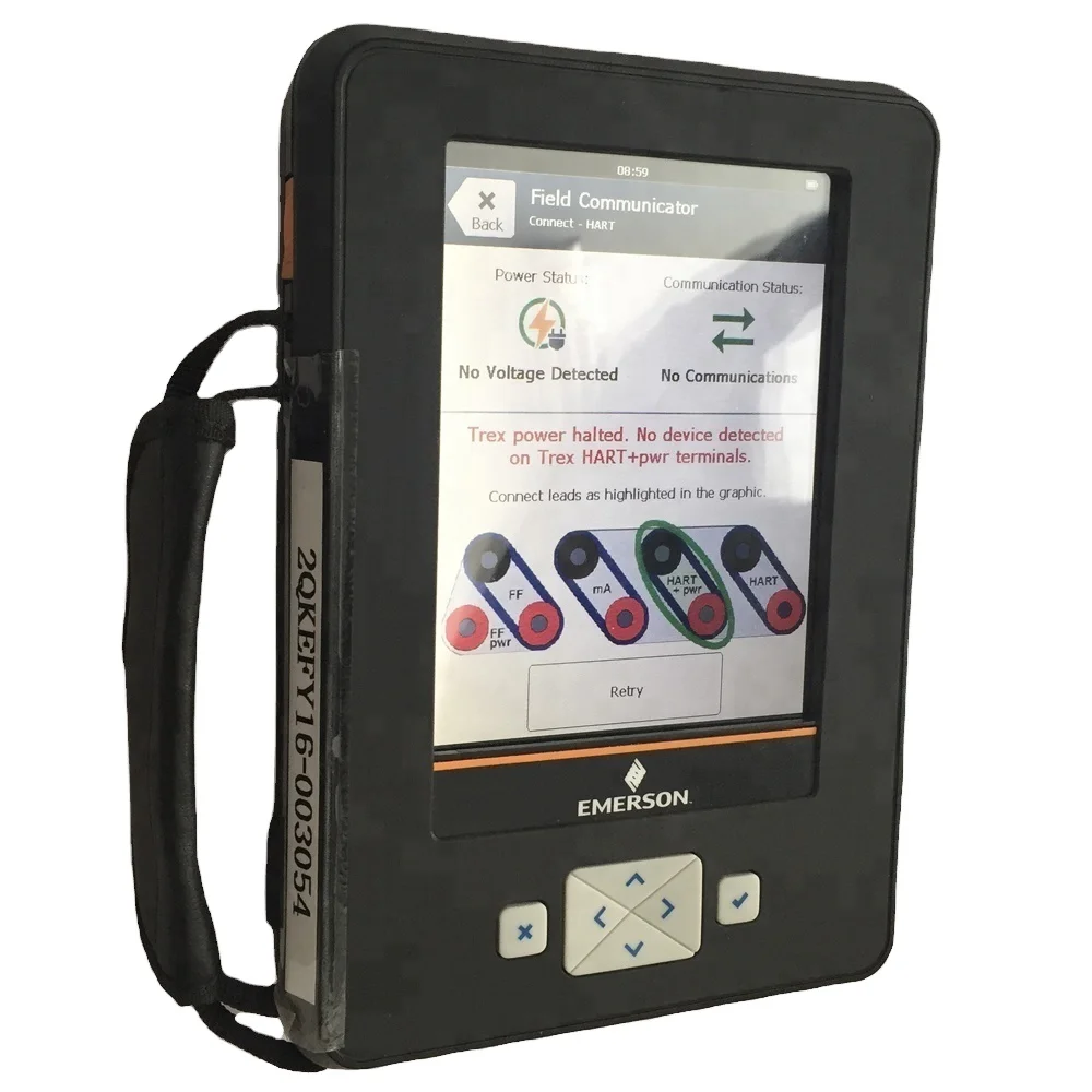 Emerson AMS Trex Communicateur HART et FOUNDATION Fieldbus Loop Power Plus Module sans fil 3 ans Support Premium