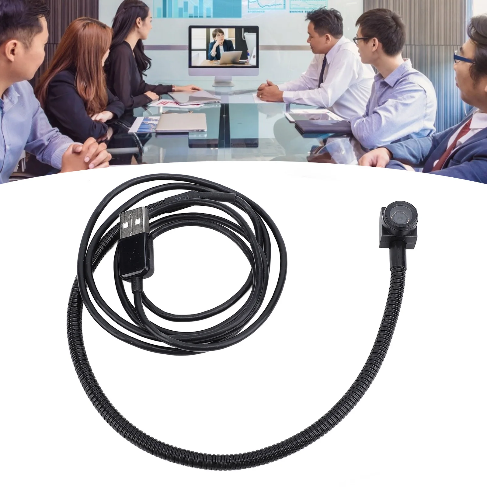 Center Webcam USB Center Webcam 4K 15fps 8MP Auto Focus 80° Viewing Angle Eye Contact Webcam for PC Laptop Middle Screen Webcam
