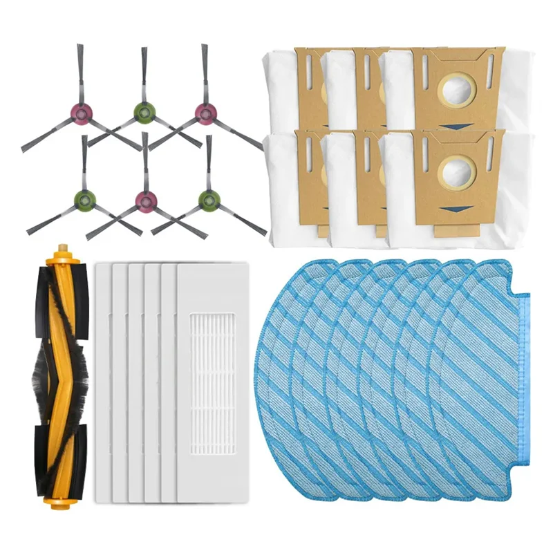 

LUWEI для Ecovacs Deebot N10/N10 Plus основная боковая щетка Hepa фильтр швабра тряпки мешок для пыли аксессуары для робота-пылесоса