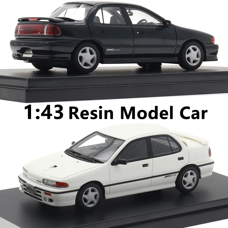 Modèle de voiture en résine moulé sous pression, échelle 1:43, ISUZU GEMINI R 4WD (1990), modèle de voiture, jouets à collectionner pour garçons, cadeaux de décoration