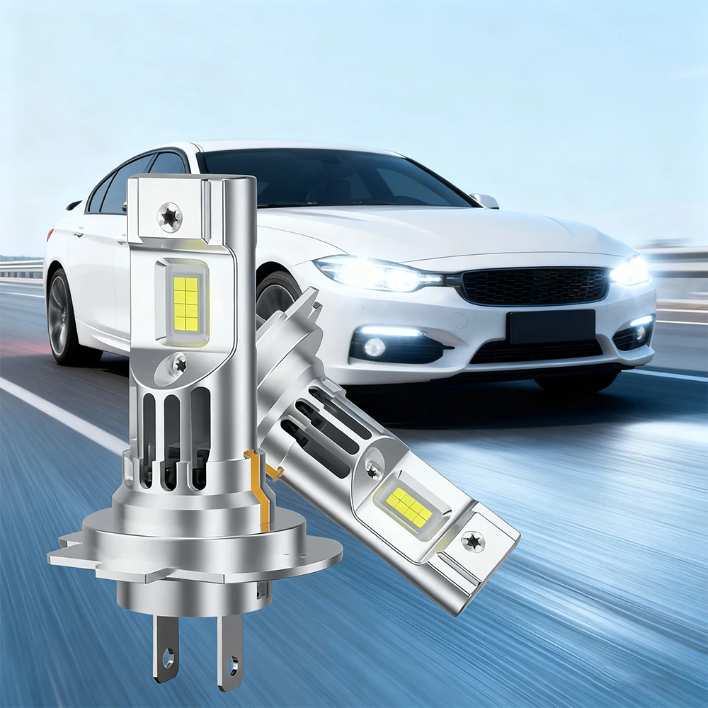 

H7 H4 LED Headlights H11 H9 H8 Mini Bulbs 100W 25000LM 6000K CSP for Car Headlamp 12V White Auto Fog Lamps 9005 9006 Led Turbo