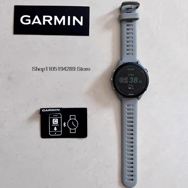 Garmin Forerunner 255 ساعة ذكية رياضية 46 ملم 1.3 بوصة شاشة ملونة 14 يومًا عمر البطارية 4 جيجابايت رام NFC بلوتوث واي فاي 5ATM مقاومة للماء #6