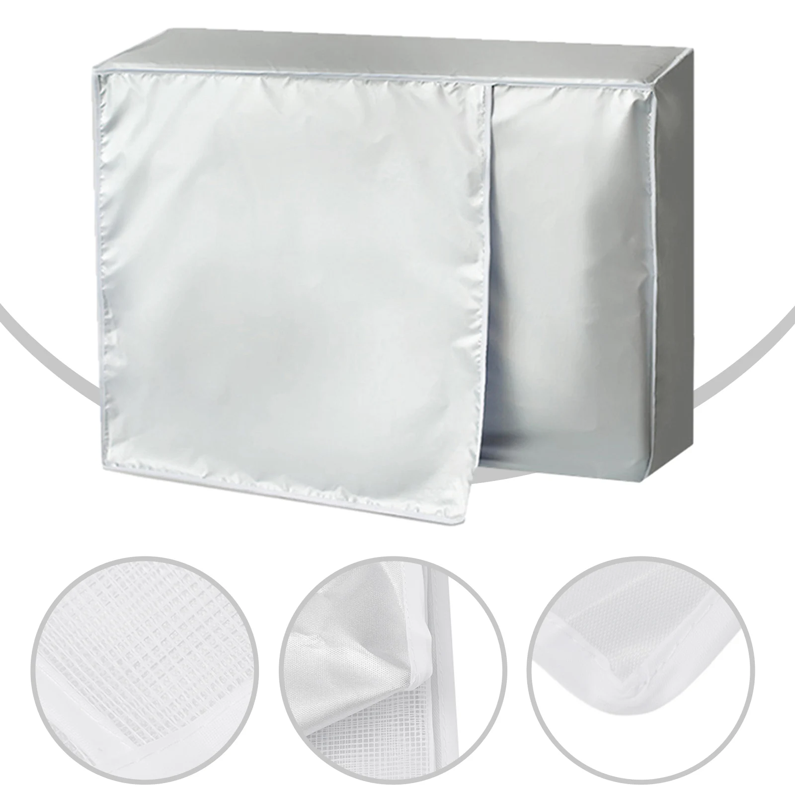 Dust Cover Air Condition Cover Oxford Cloth Silver Sunscreen Host Outer Machine Cover Air Conditioner Outer Covers