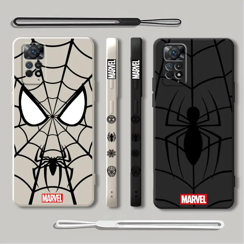 Spider Man Marvel LOGO Phone Case for Vivo Y02 Y15S Y20S Y20i Y22S Y31 Y35 Y36 Y50 Y16 17 Y19 Y21 Y21A Y51 4G 5G Soft Cover