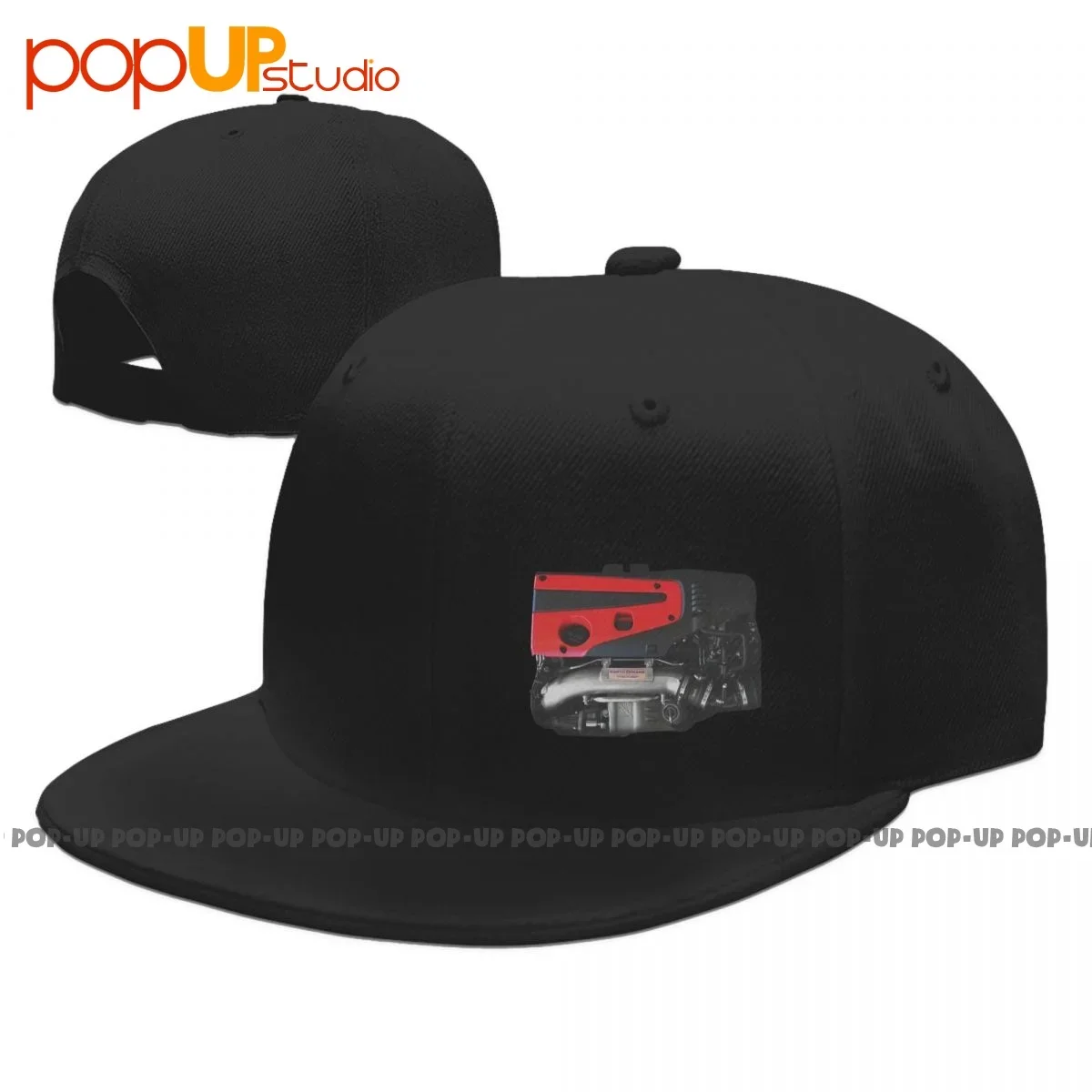 Unique Civic Type R Engine Motor Turbo Boost R Built Snapback Cap Premium High Quality Baseball Caps