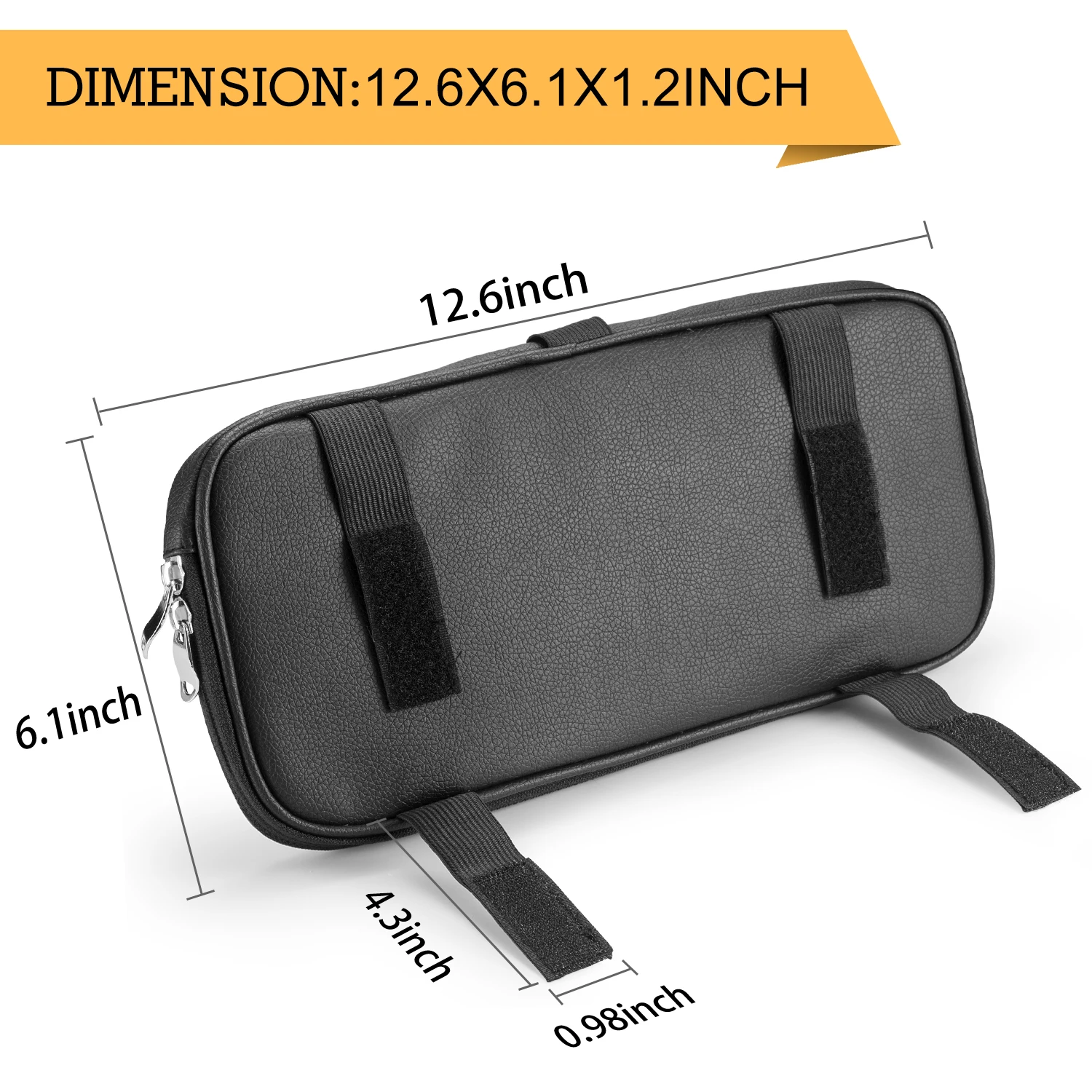 Car Sun Visor Organizer Auto Interior Accessories Pocket Organizer Car Truck SUV Storage Pouch Holder Multi-Pocket Net Zipper