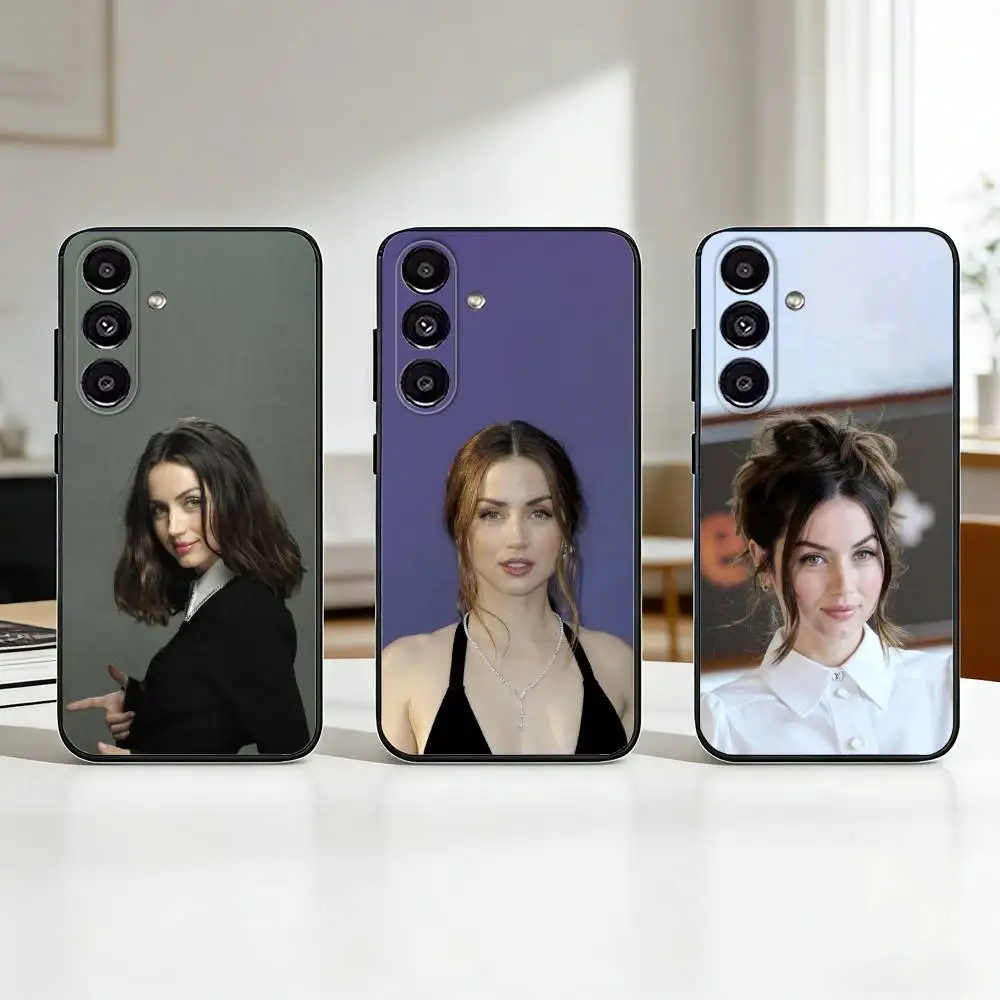 

ana D-de armas Phone Case For Samsung Galaxy A91,80,73,72 ,71,53,52,32 ,31,22,21s,20,Soft Black Case