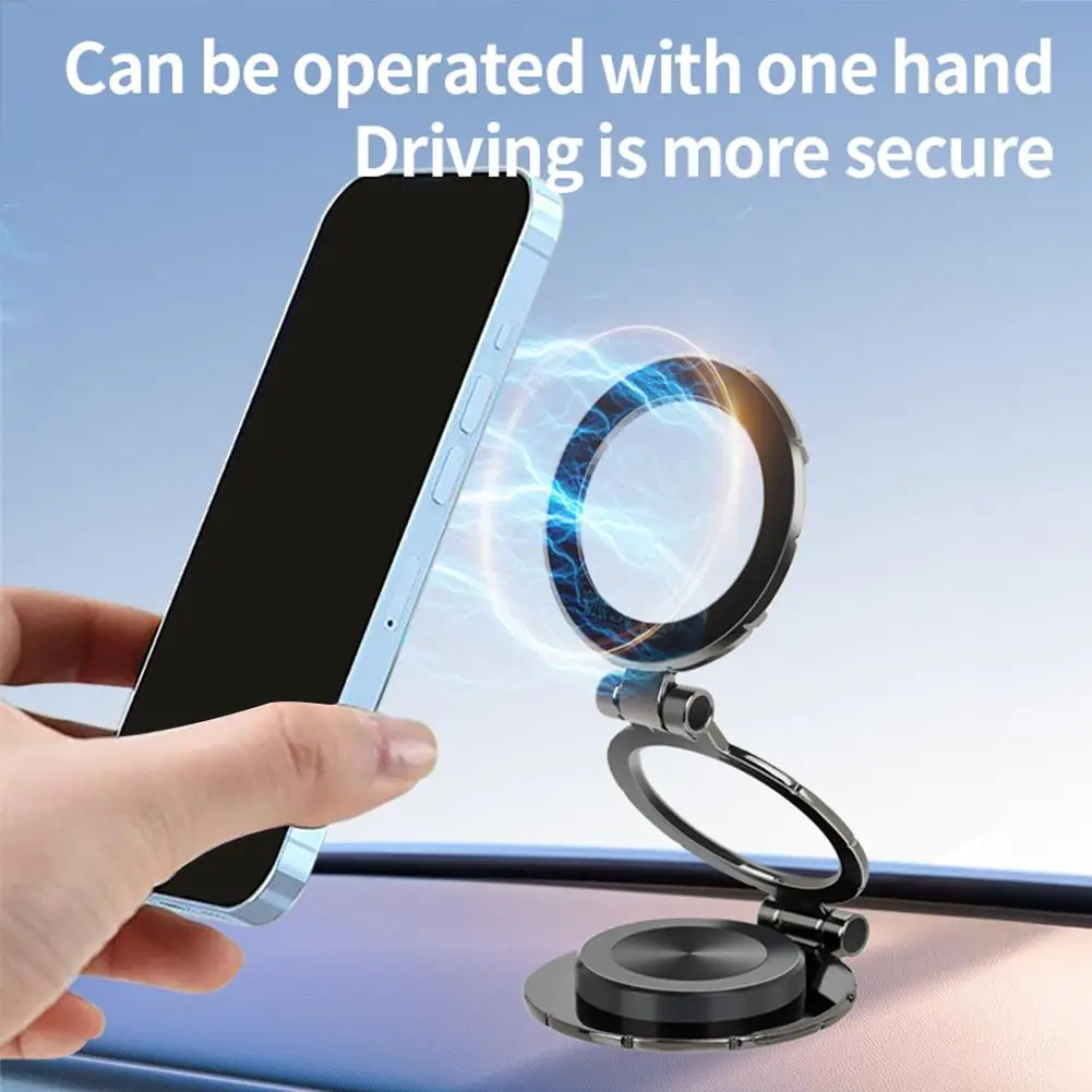 Sterke zuigkracht magnetische autotelefoonhouder mobiele houder voor Apple IPhone Macsafe opvouwbare reisvliegtuigbeugel keukenstandaard