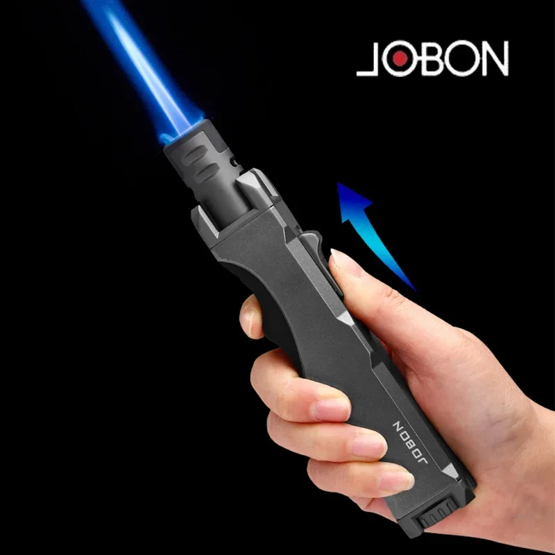 

JOBON -Outdoor Windproof Turbine Torch Butane Kitchen BBQ Welding Lighter Tool Smoking Accessories