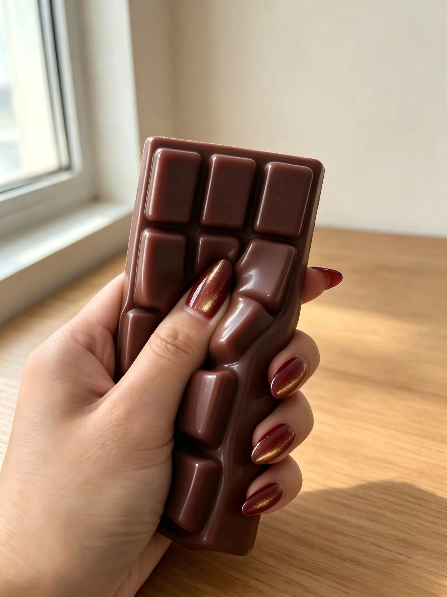 Squishy Simulated Chocolate Squeeze Toy PU Soft and Slow Rebound Fidget Toys Stress Relief Toy Sensory Squeeze Toys for Adults