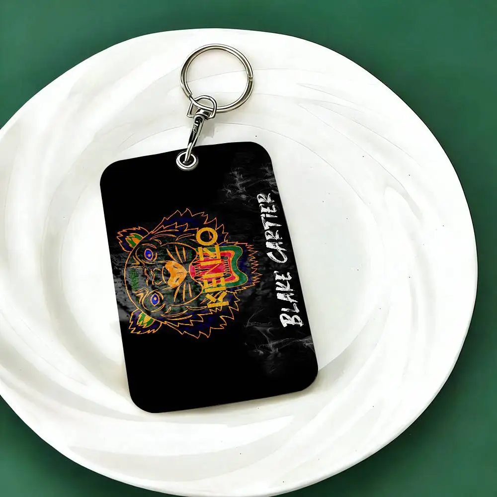 Imprint Tiger K-Kenzo Schlüsselanhänger mit Schlüsselring für Zugangskarte, Buspass und Kreditkarte, Ausweis, Bankkarte, Schutzhülle – Detail 8