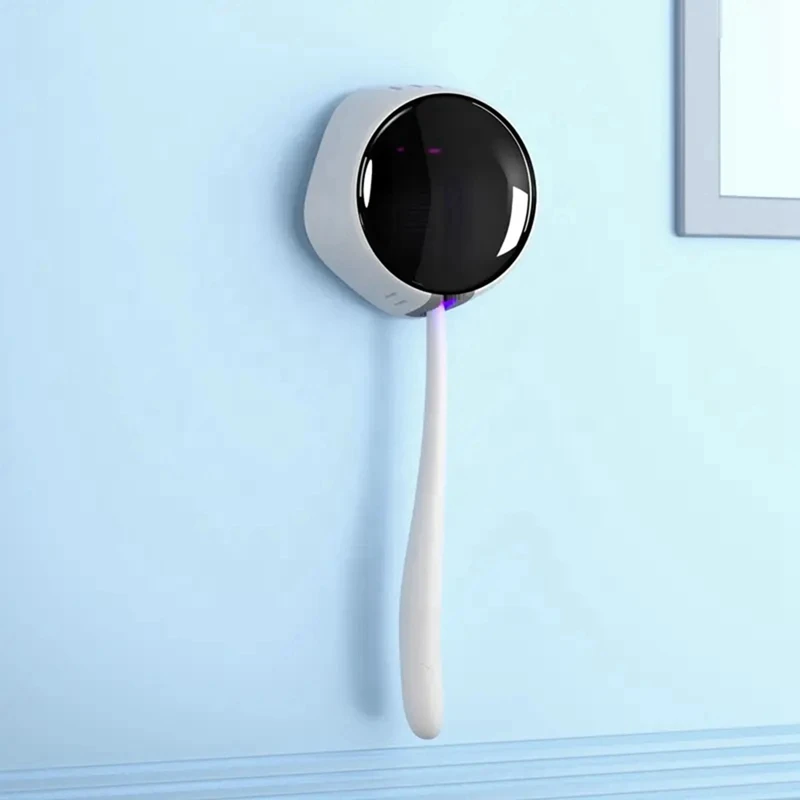 Mini Escova Portátil Esterilizador Caixa, Recarregável, UVC, Viagem