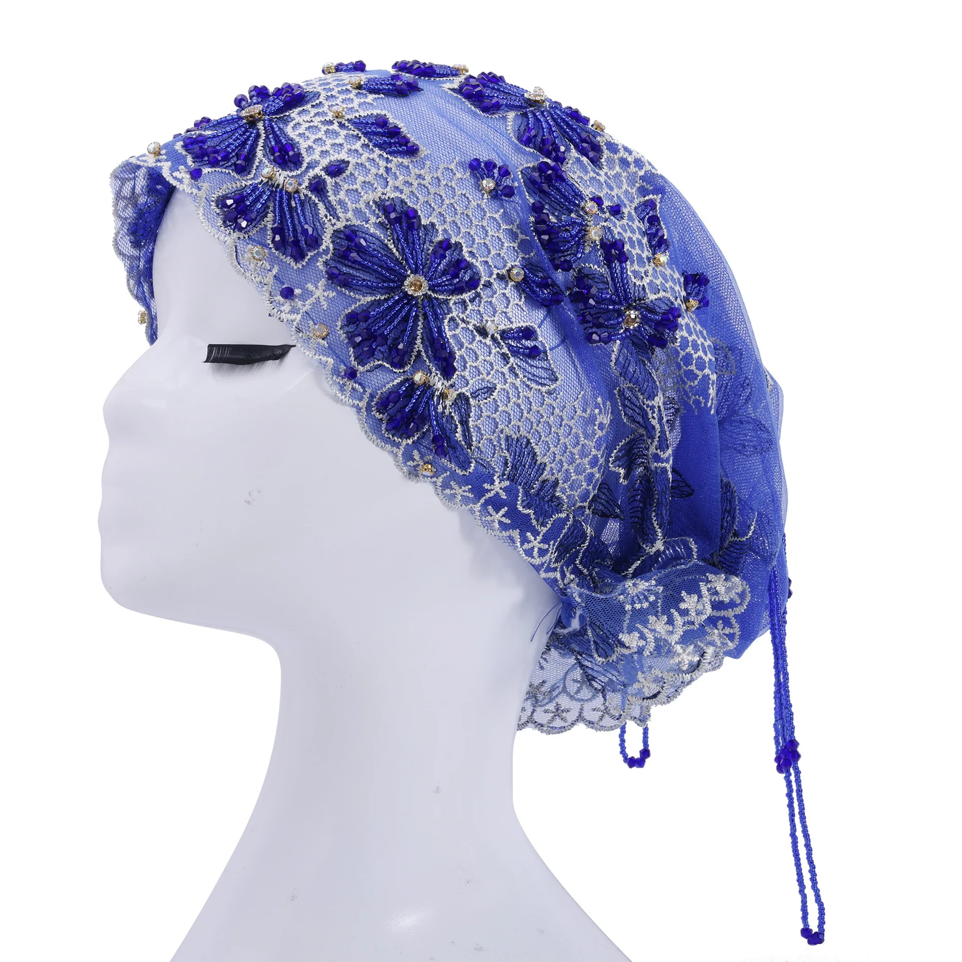 

Роскошный нижний шарф с кисточками и бусинами, женский мусульманский хиджаб, платок для свадебной вечеринки, шапочки, капот, внутренняя шляпа ниндзя, химиотерапевтическая кепка, головной убор, новый