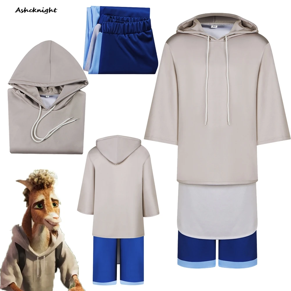 

2026 мультфильм коза будет, одежда для косплея, топ, брюки, вечерние маскировки, костюм на Хэллоуин для ролевых игр, карнавальный наряд, костюмы для мужчин и взрослых