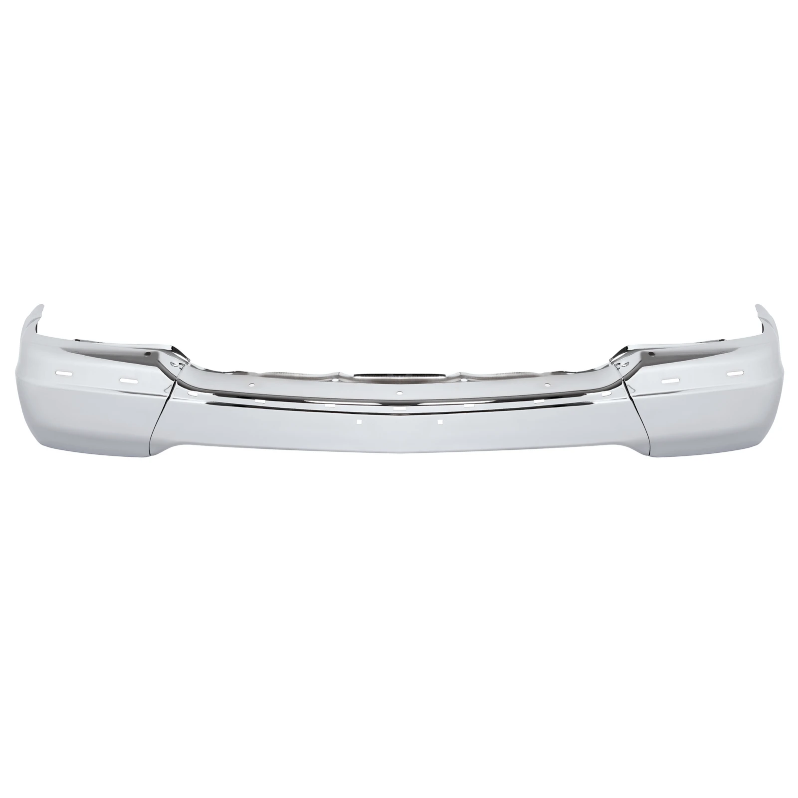 Chrome / Black Front Bumper Face Bar For GMC Sierra 1500 1999-2002 Yukon 2000-06