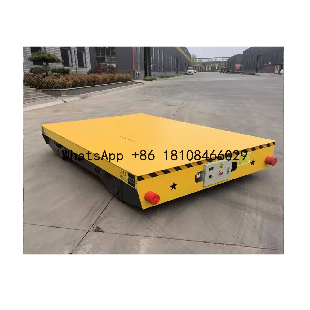 

Electric Flat Transfer Car/logistics Transport Electric Rail Flat Motorized Transfer Car