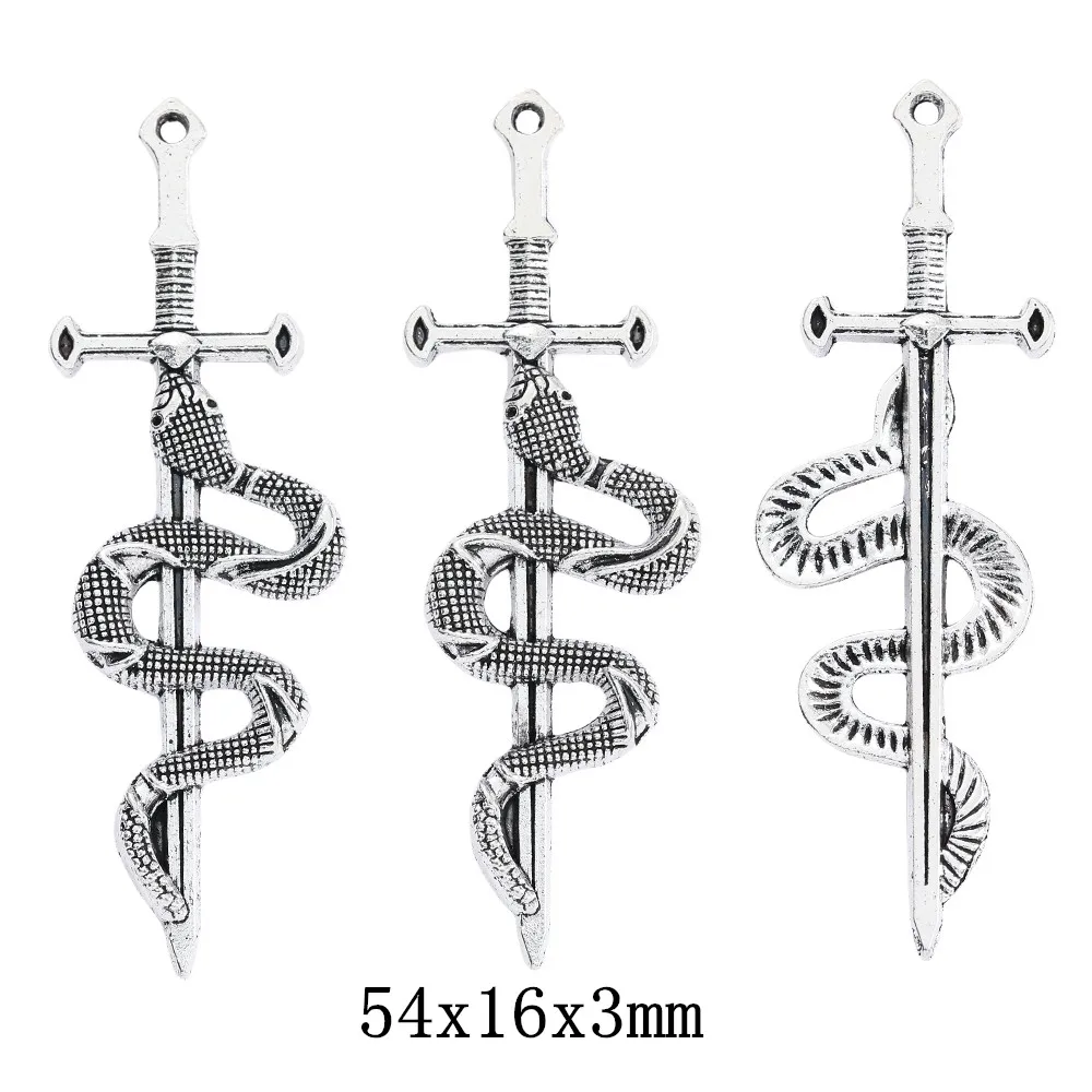 22pieces（Weapon ）vintage zinc alloy charm metal pendant DIY jewelry discovery making accessories3699