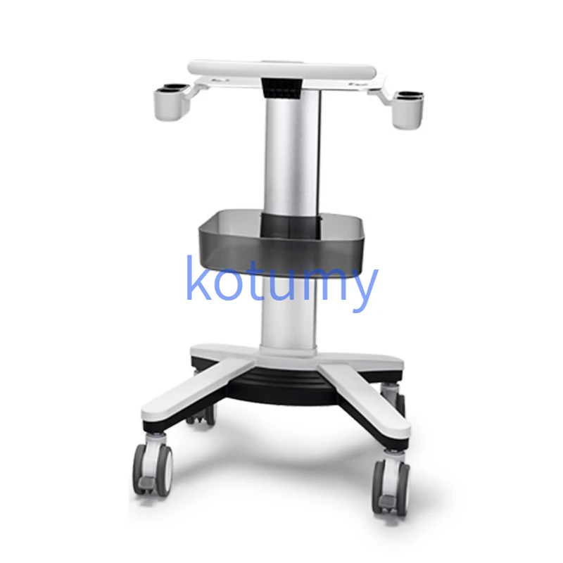 MT1 Hospital Medical Tool Cart KOTUMY, Mobile B Ultrasound Machine Trolley, Height Adjustable Medical Instrument Storage Trolley