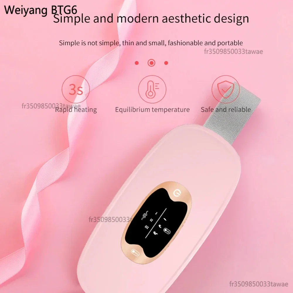 حزام خصر ذكي دافئ مناسب لتخفيف آلام الخصر أثناء الحيض أدوات تدليك الخصر في البطن #5