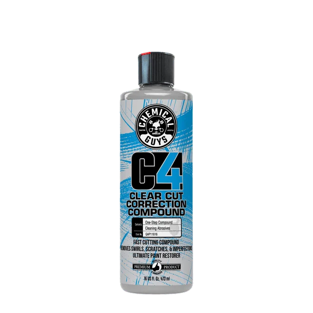 

Chemical Guys GAP11616 C4 Clear Cut Correction Compound, 16 oz.