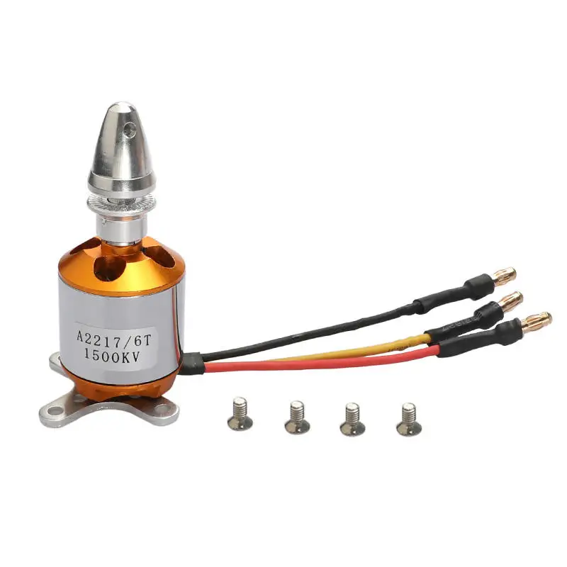 A2217 2217 950KV 1100KV 1250KV 1500KV 1750KV 2300KV 2700KV Outrunner Brushless Motor For RC Airplane Quadrocopter