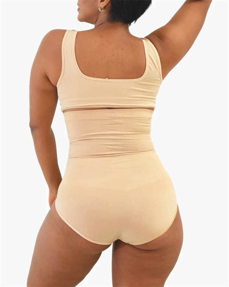 Ropa interior para mujer, lencería adelgazante con Control de barriga, moldeador de cuerpo, culo falso, levantador de glúteos, bragas acolchadas de esponja