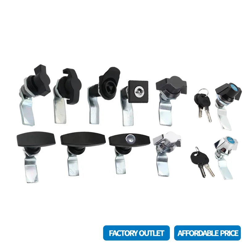 Cabinet Electrical Box Electrical Cabinet Cabinet Door Industrial Equipment Handle Cylindrical Rotating Tongue Lock