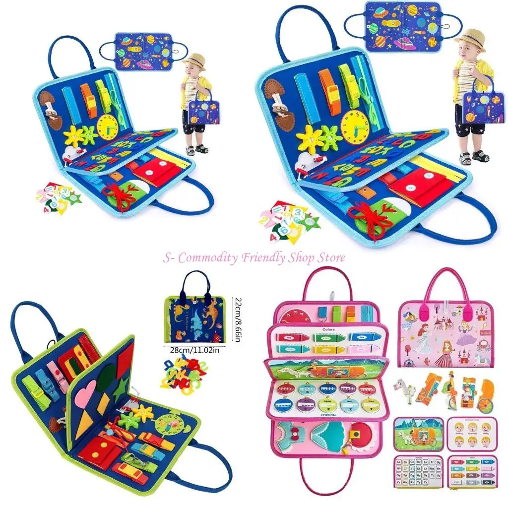 เด็กวัยหัดเดิน 85AE แต่งตัวทักษะการใช้ชีวิตพื้นฐานของเล่นการฝึกอบรมอุปกรณ์การแต่งกายที่มีสีสันของเล่น