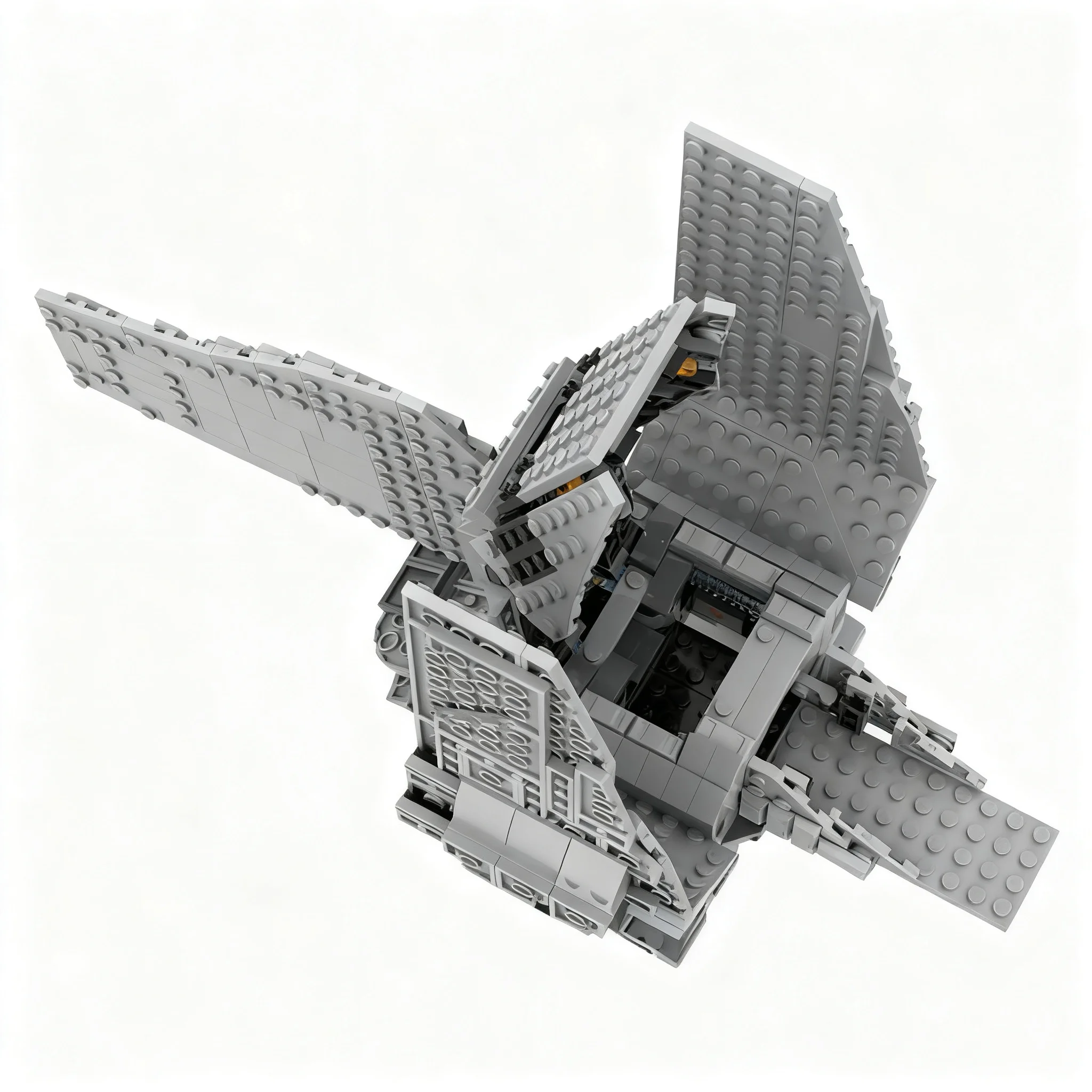 542pcs MOC Imperial Shuttle Alternate 75375-1 M. Falcon Star Battle Model Building Blocks Toys Construction Christmas Gifts