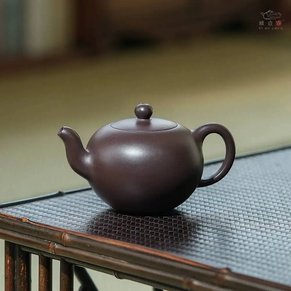 Yi Tu Chun Yizhu 200C (One Bead) 100-Mesh Old Purple Clay, Handmade By Master Craftsman Fan Jingrng, High Cst-Perfrmance