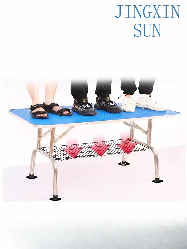 Pet grooming table, dog bathing table, lifting retainer, hairdressing table, table folding, blowing, shearing