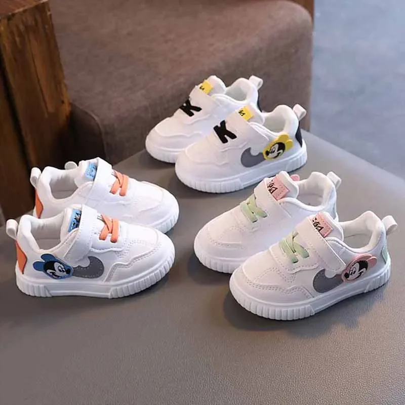 Toddler Baby Four Season Casual Shoes Soft Sole Walking Shoes Kid's Cute Casual Shoes 0-2 Years Baby Fashion Outdoor Sneakers