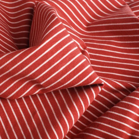 50*165cm Striped Cotton Fabric Stretchy Spandex And Cotton Fabric DIY Sewing T-shirts Dress Fabric By Meter