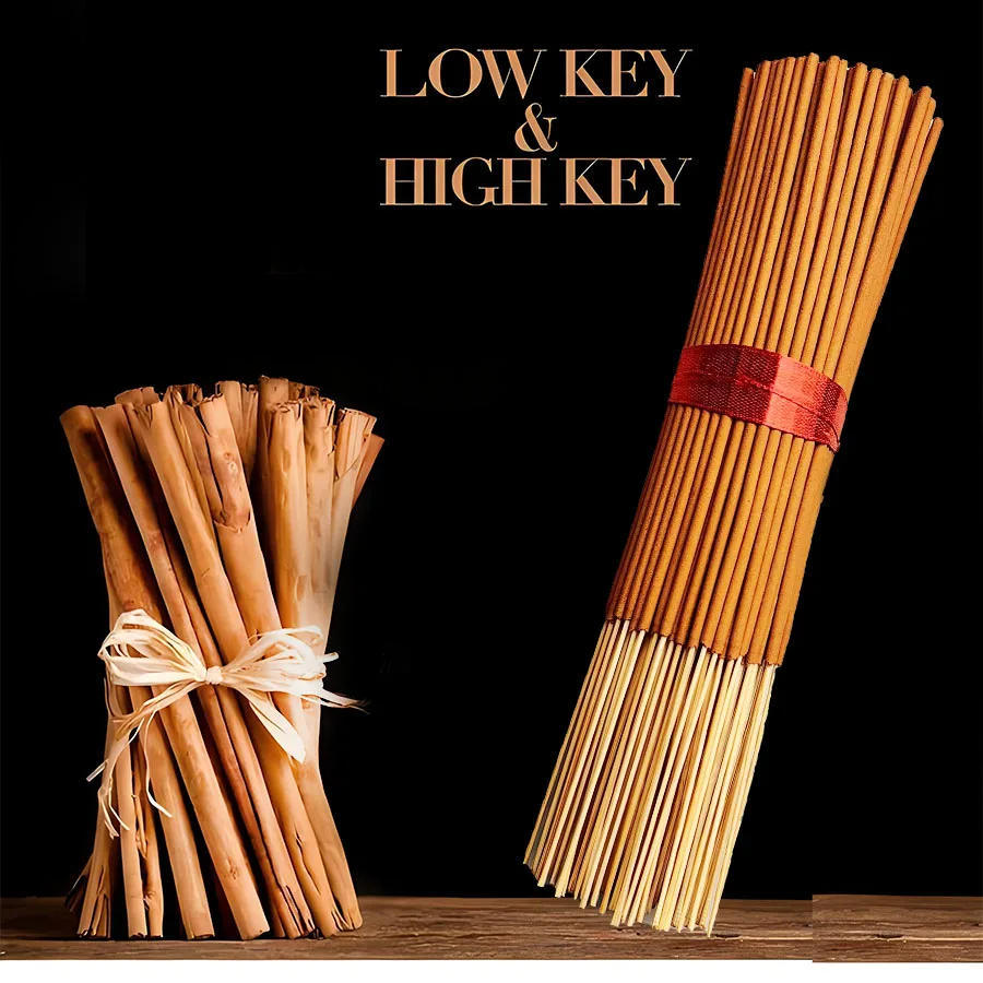 45/90/188 varillas de incienso de canela, adecuadas para yoga, cafeterías y uso de aromaterapia de hotel