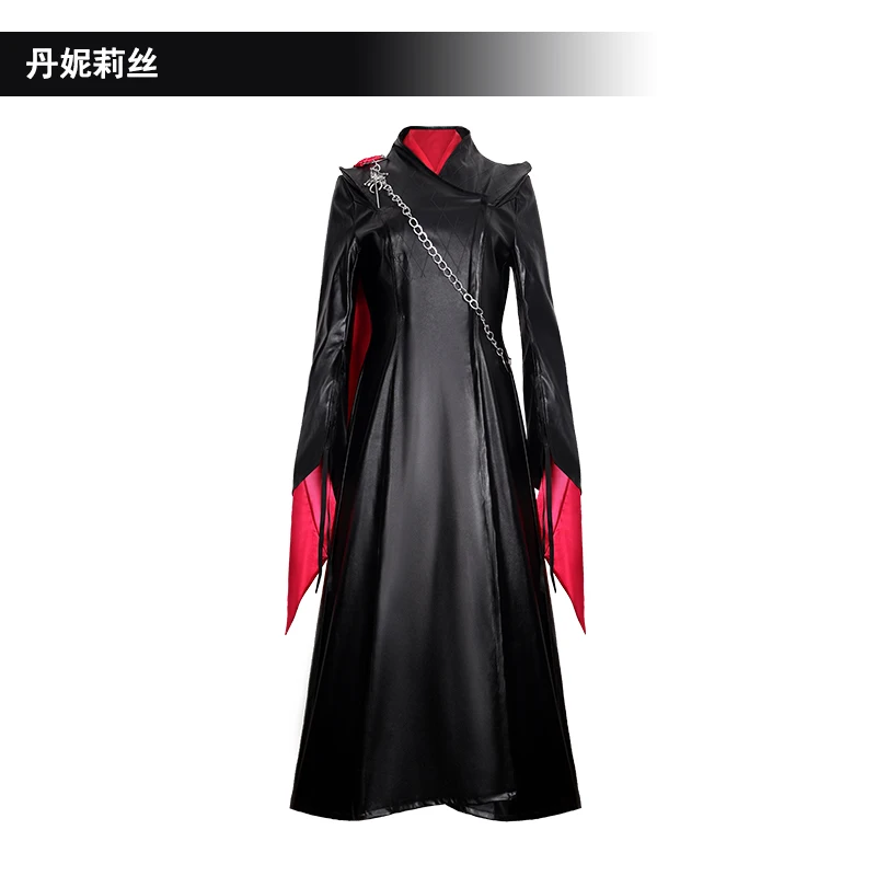 

Anime Queen DANIELIS Costume Cosplay Leather Robe Dress Suit Queen Fighting Suit Masquerade Outfit Halloween Costume for Woman