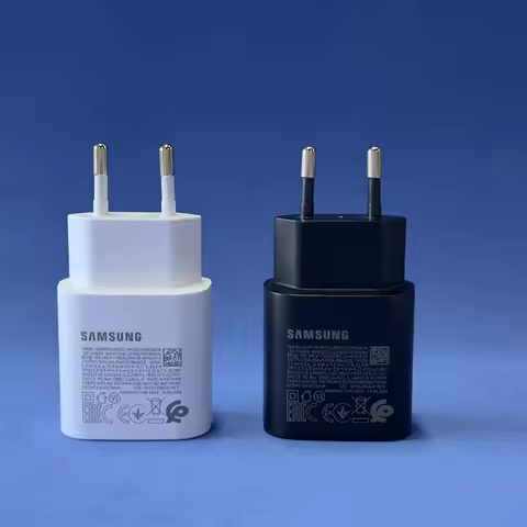 Samsung 25w Charger Original Super Fast Charge Adapter Type C Samsung Galaxy S25 S24 S23 S22 S21 S20 FE A55 A17 Note 20 10 9 8