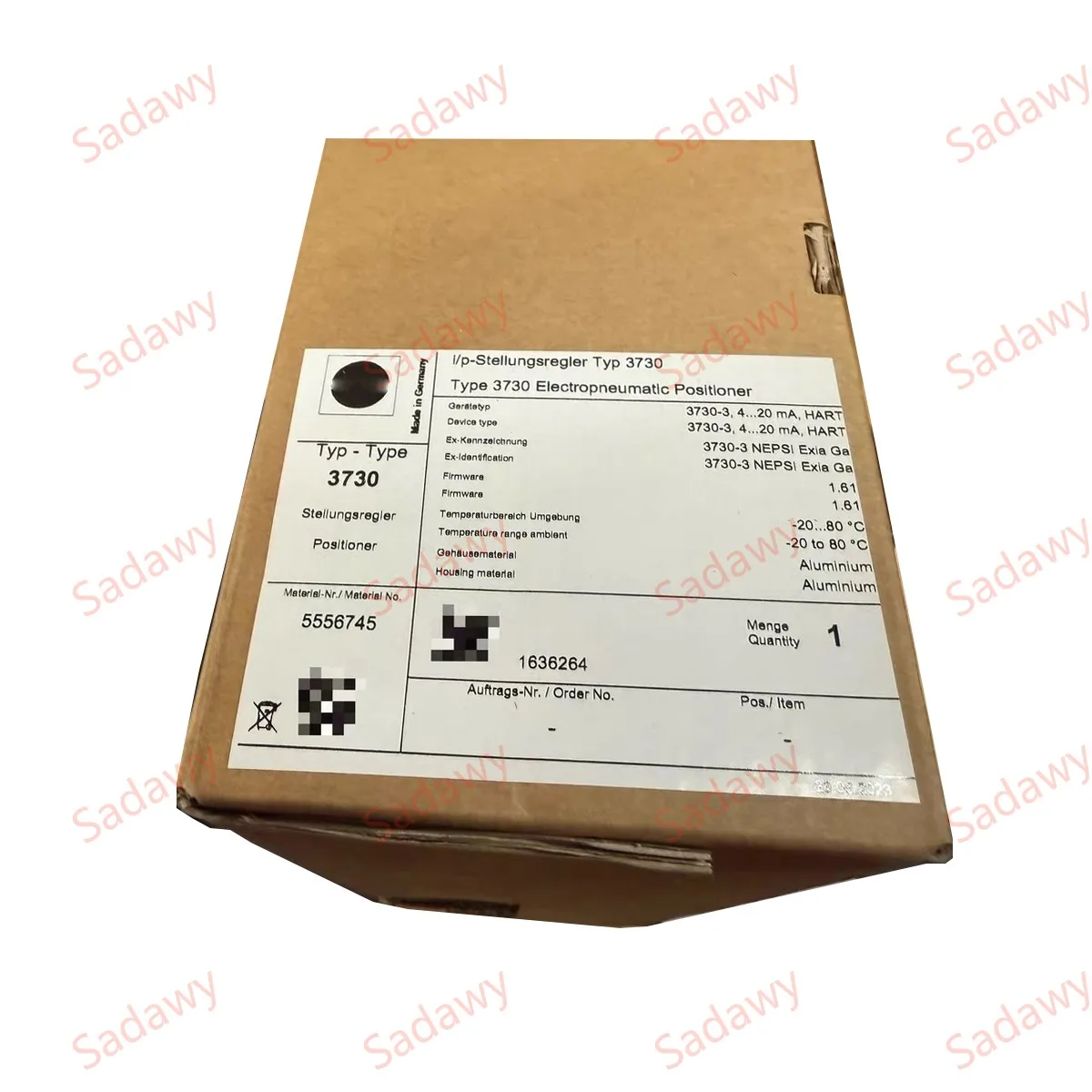 

SAM-SON Used and New original 3730-31001000400000 3730-31001000400000000.01 Valve positioner with warranty