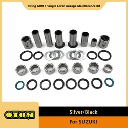 Motorcycle For SUZUKI Swing ARM Triangle Lever Linkage ARM Shock Absorber Suspension Bearing Oil Seal Bushing DRZ400 RM125 RM250