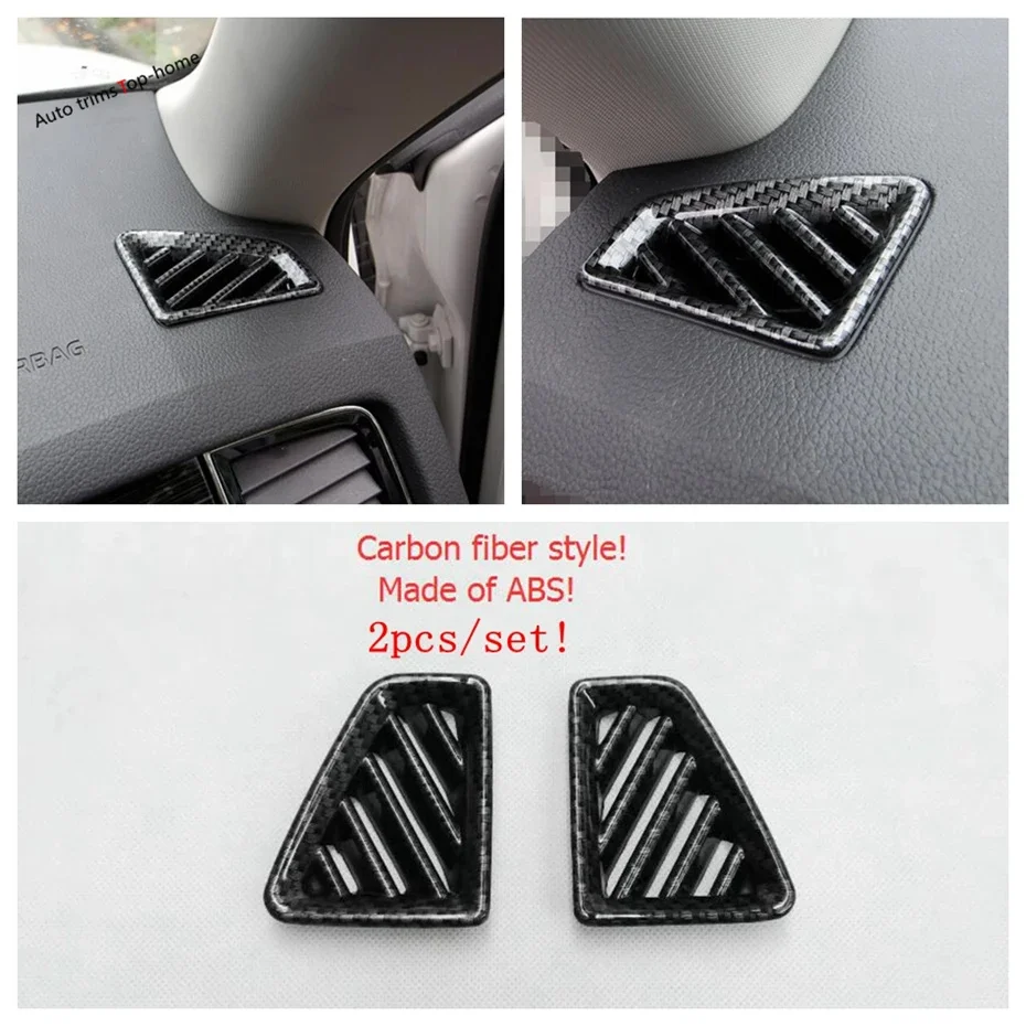 

Stainless Steel Dashboard Front Air Conditioner Outlet AC Vent Decor Frame Cover Trim For Skoda Kodiaq 2017 - 2023 Accessories