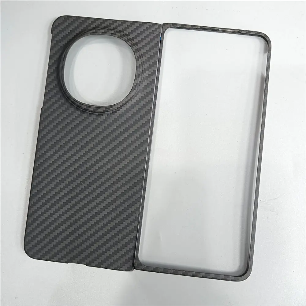 Чехол премиум-класса из арамидного углеродного волокна для OPPO Find N5, матовая броня, деловая обложка