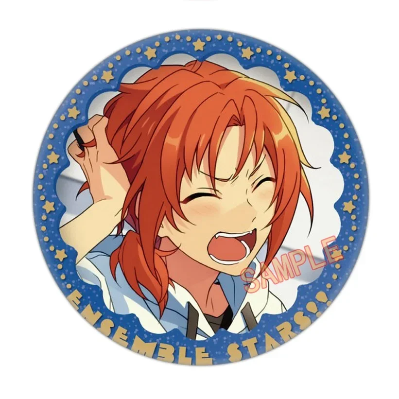 58mm Anime Ensemble Star Icons Round Brooch Button Badges Pins Cool Idol Stars